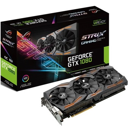 کارت گرافیک ایسوس مدل جی تی ایکس 1080 راگ استریکس گیمینگ با ظرفیت 8 گیگابایت