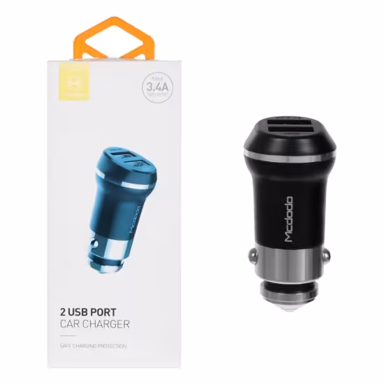 شارژر فندکی دو پورت مک دو دو مدل CC-5351