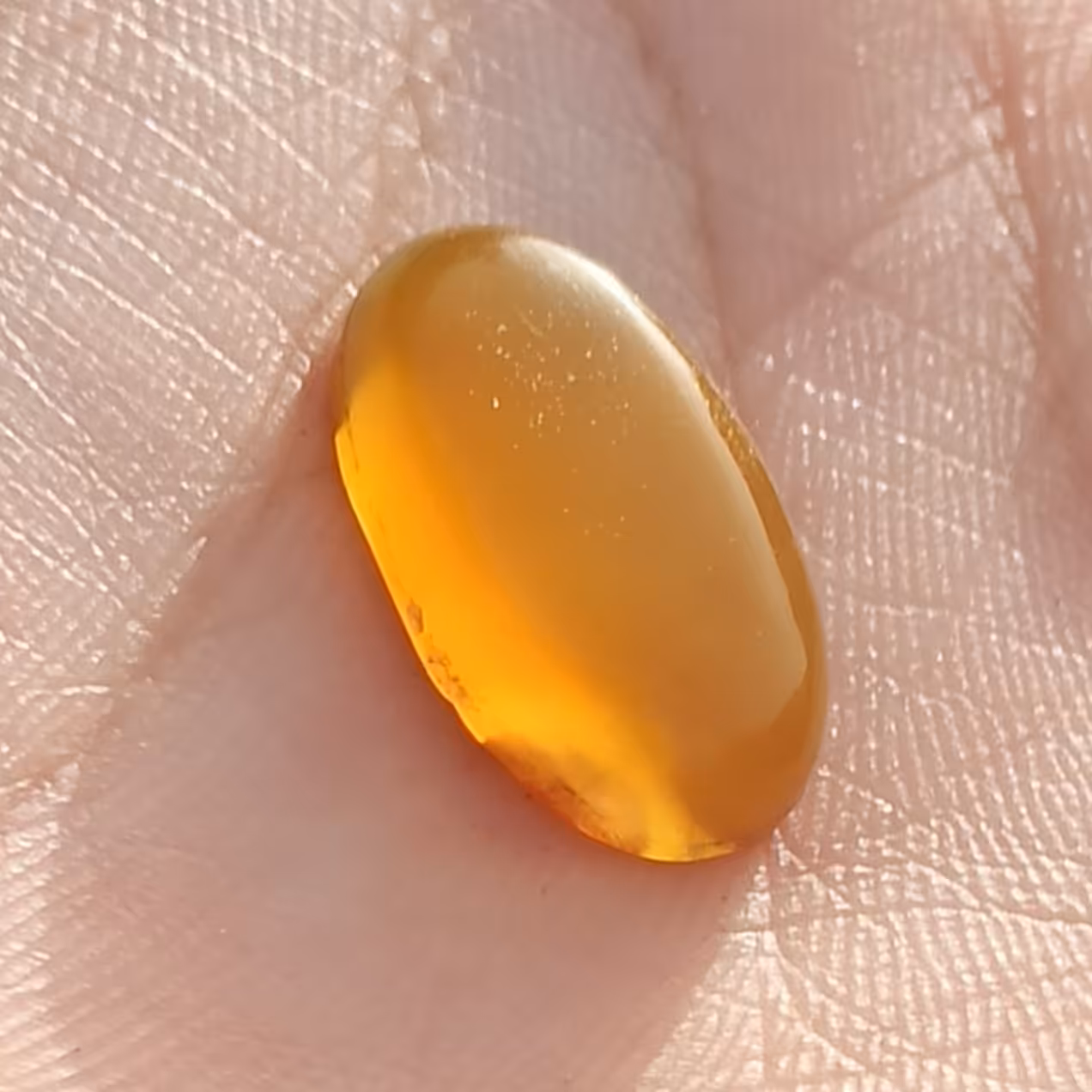 سنگ عقیق زرد  طبیعی زیبا