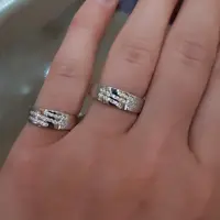 حلقه ست نقره کد 1