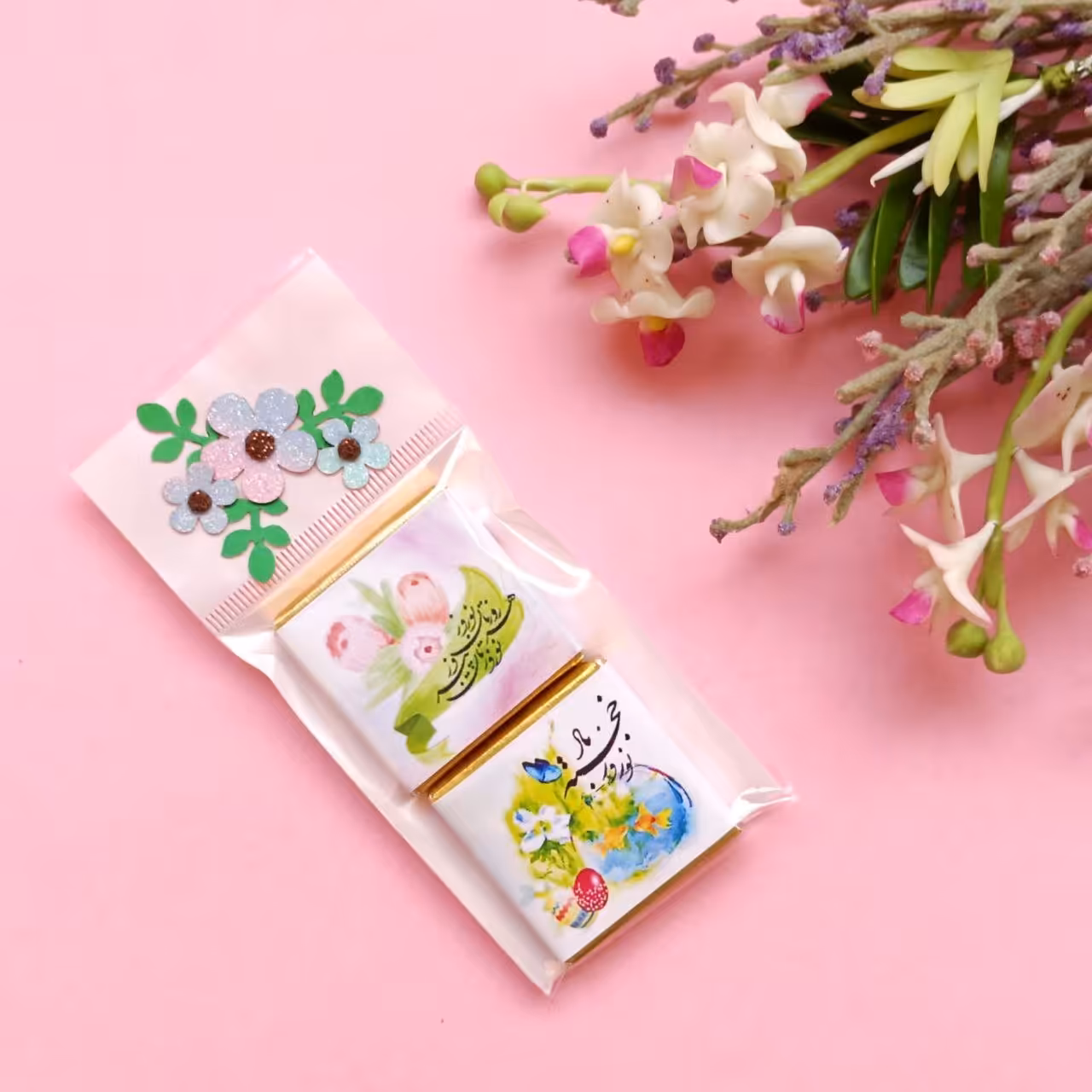 شکلات گیفت دوتائی عیدانه 