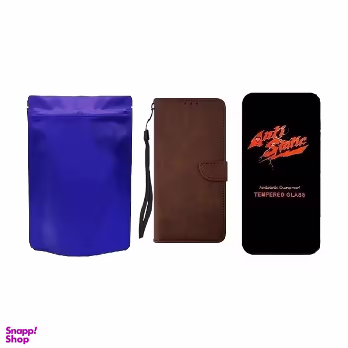 کیف کلاسوری گوشی موبایل مناسب برای سامسونگ Galaxy A55 به همراه محافظ صفحه نمایش Anti Static