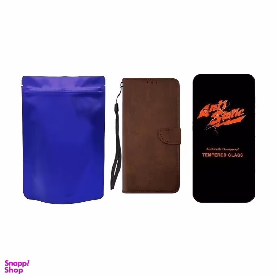 کیف کلاسوری گوشی موبایل مناسب برای سامسونگ Galaxy A55 به همراه محافظ صفحه نمایش Anti Static