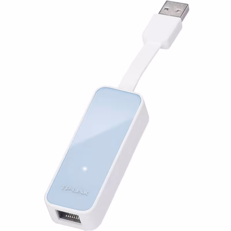 تبدیل USB2.0 به LAN RJ45 برند تی پی لینک مدل UE200 سرعت 10/100TP-Link UE200 USB 2.0 to 100Mbps Ethernet Network Adapter