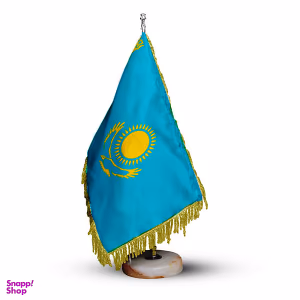 پرچم رومیزی مدل قزاقستان