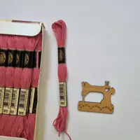 نخ گلدوزی پنگوئن صورتی کد3832