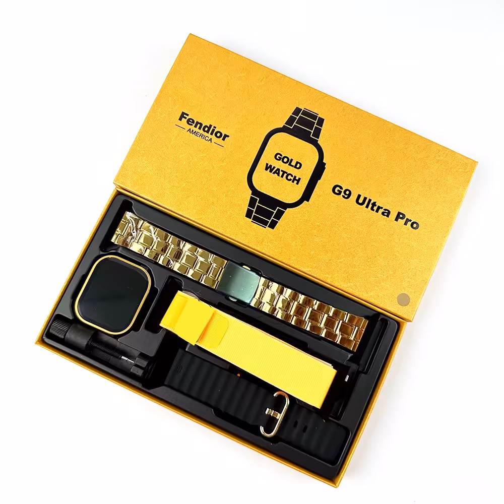 ساعت هوشمند طلایی