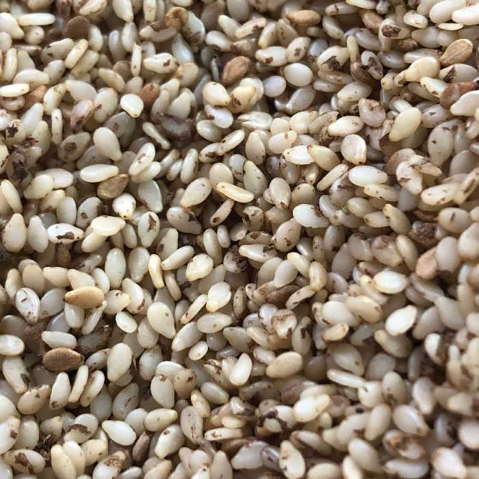 کنجد ایرانی سفید شده با دست (250گرمی )