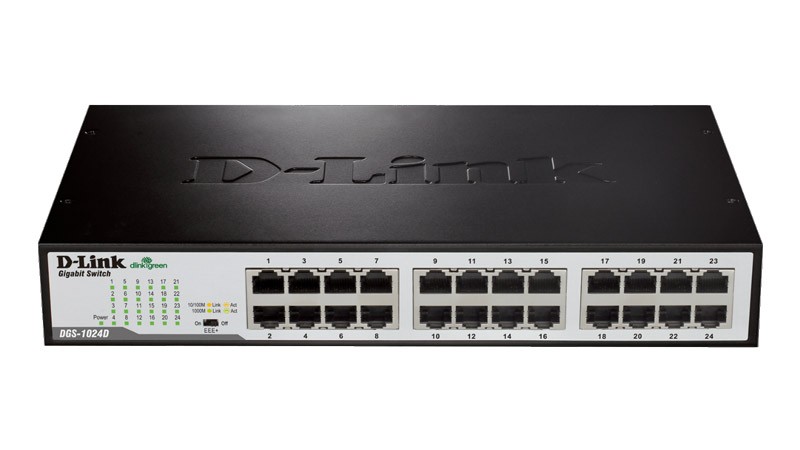 سوئیچ شبکه 24 پورت گیگابیت دی لینک DGS-1024D