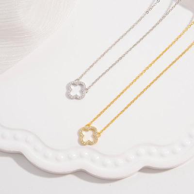 گردنبند نقره طرح ونکلیف تو خالی