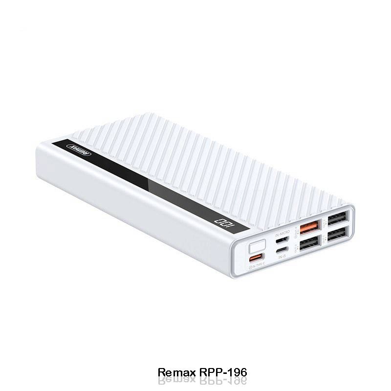 پاوربانک 20000 میلی آمپر ریمکس RPP-196