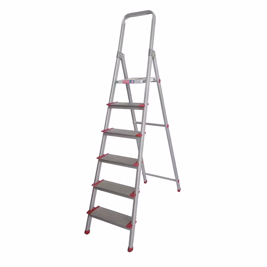 نردبان 6 پله پهن مخصوص آلومینیومی آلوپات