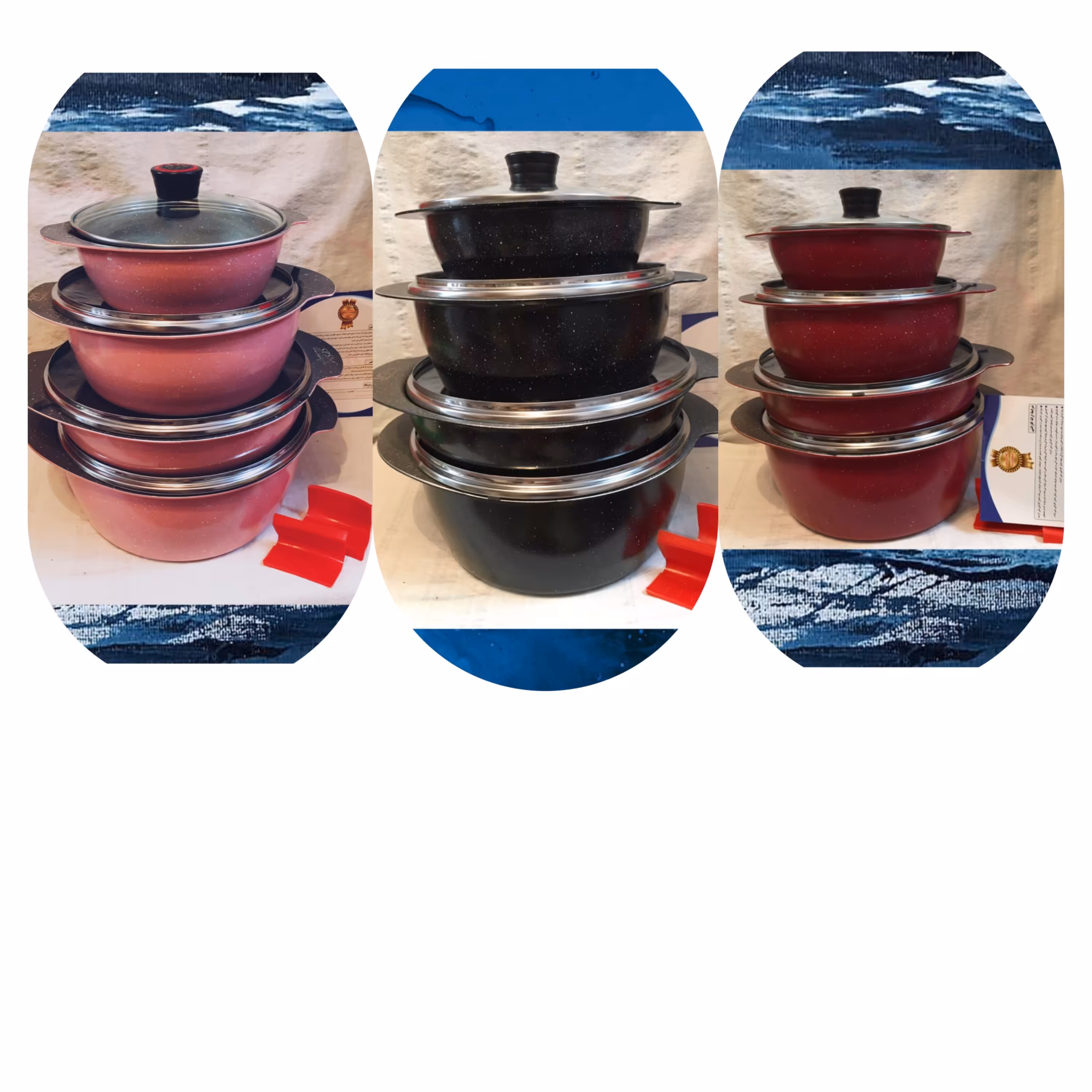 سرویس قابلمه 10 پارچه چدن 