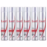 اسپری حالت دهنده مو لیدی مدل Super Strong حجم 500 میلی لیتر بسته 6 عددی