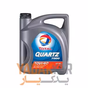 روغن موتور  10W40 توتال Quartz 7000 حجم 4 لیتر