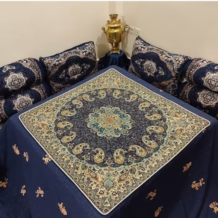 ست 5 تکه پشتی پرفروش مدل شاهنشین با پارچه شانل مبلی درجه یک  ،در 6 رنگ