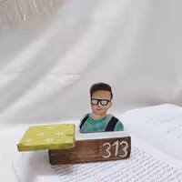 جا شمعی چوبی