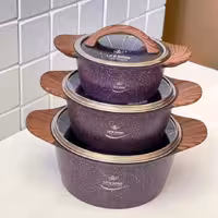 سرویس  قابلمه مارک لایف اسمایل  تمام گرانیت 6تکه