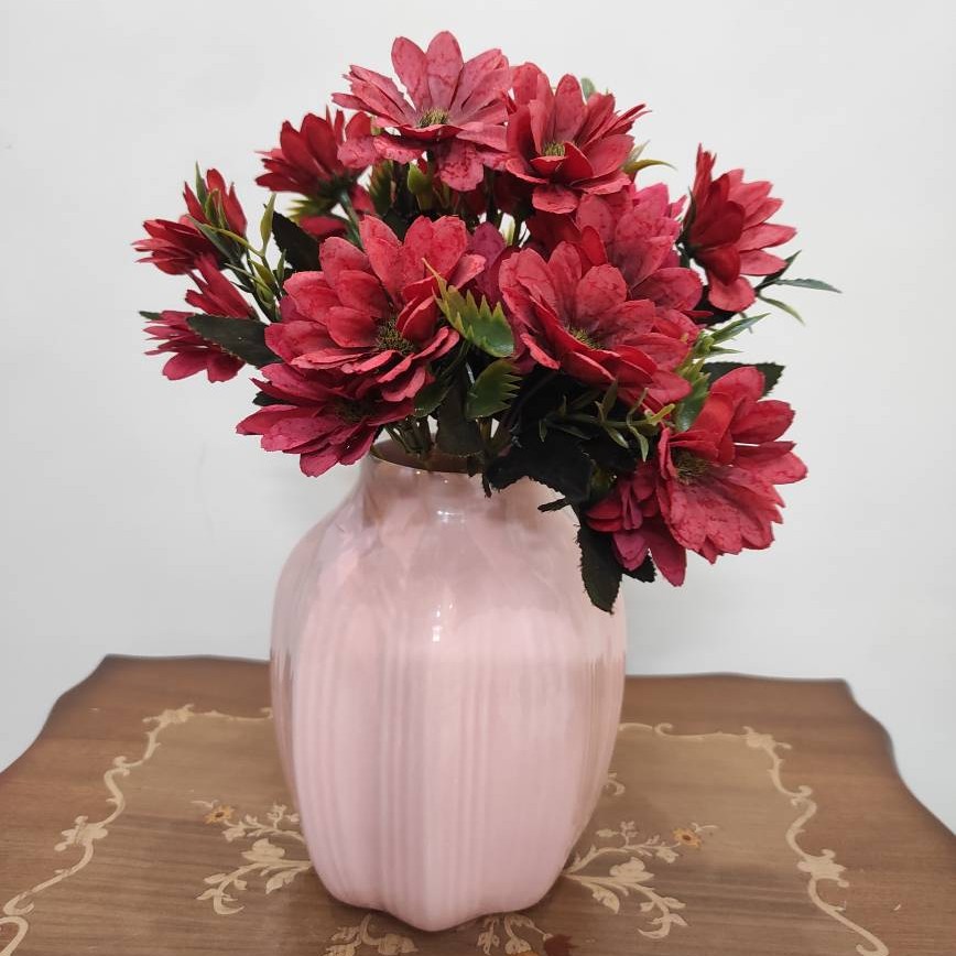 گلدان سرامیکی طرح خمراه ای