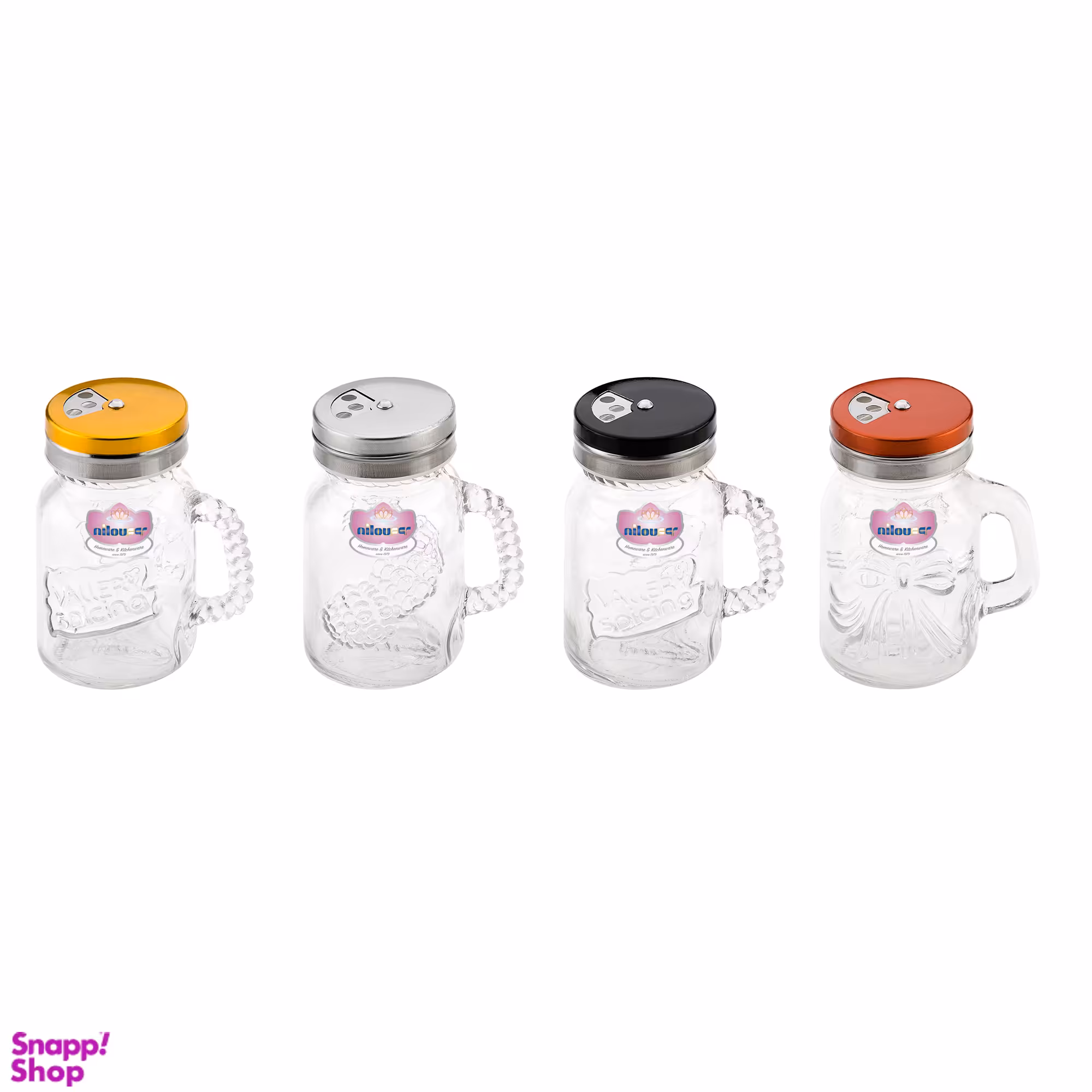 ست‌ ادویه‌ پاش 4پارچه‌ نیلوفر مدل‌ اسپایسر کد 617