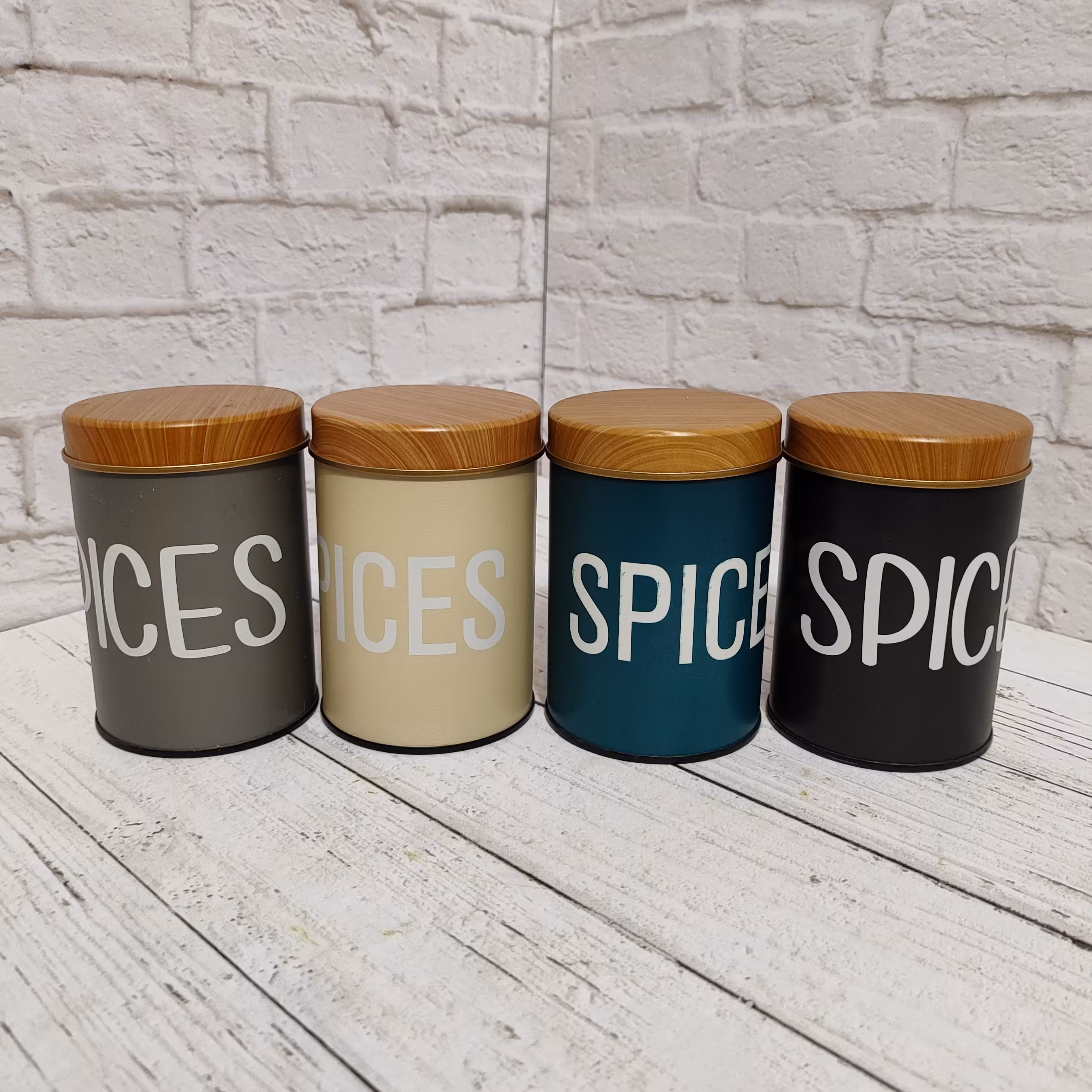 ادویه پاش فلزی رنگی طرح Spices