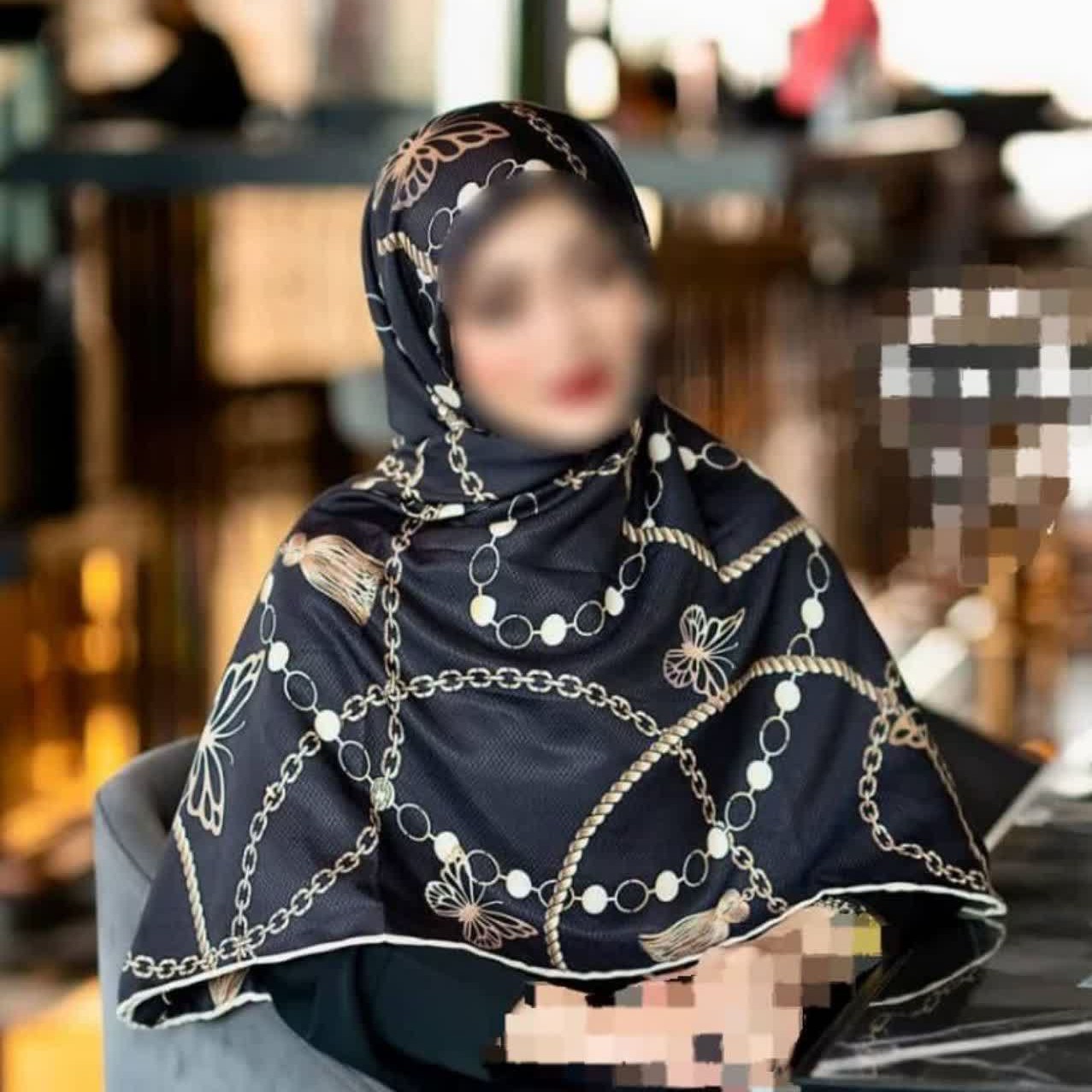 روسری نخی اعلا
طرح خاص و زیبای زنجیر و پروانه و درخشان
ایستایی خوب قواره 140