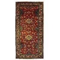 فرش دستباف قدیمی پنج متری مدل بافت اراک کد  4101109(فروش چکی 6 ماهه با کد تخفیف farshgereh)