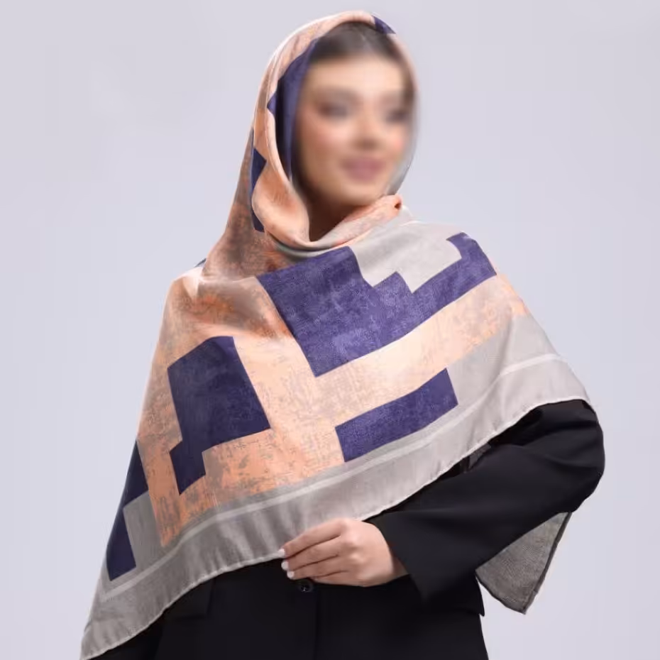 حراج افتتاحیه  روسری نخی ژاکارد با کیفیت عالی