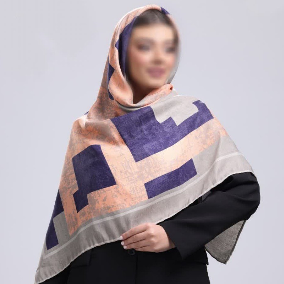 حراج افتتاحیه روسری نخی ژاکارد با کیفیت عالی