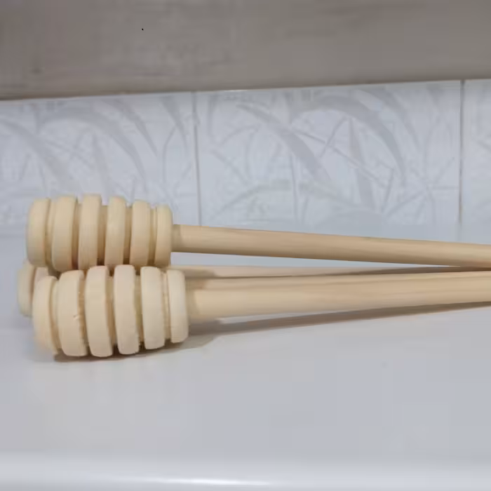 قاشق عسل چوبی