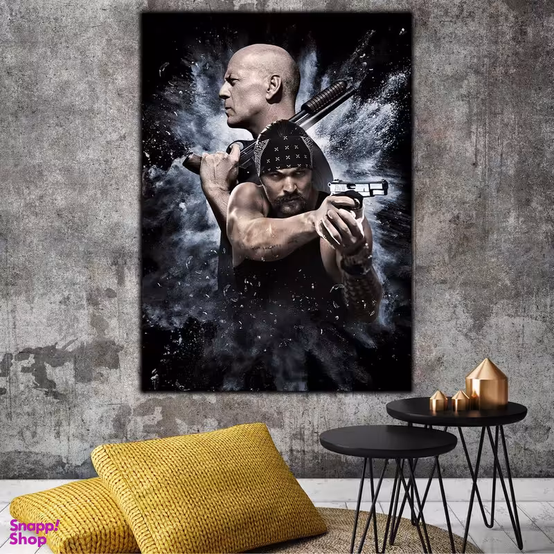 تابلو شاسی بکلیت طرح بازیگر سینمای هالیوود بروس ویلیس مدل SH-S4027