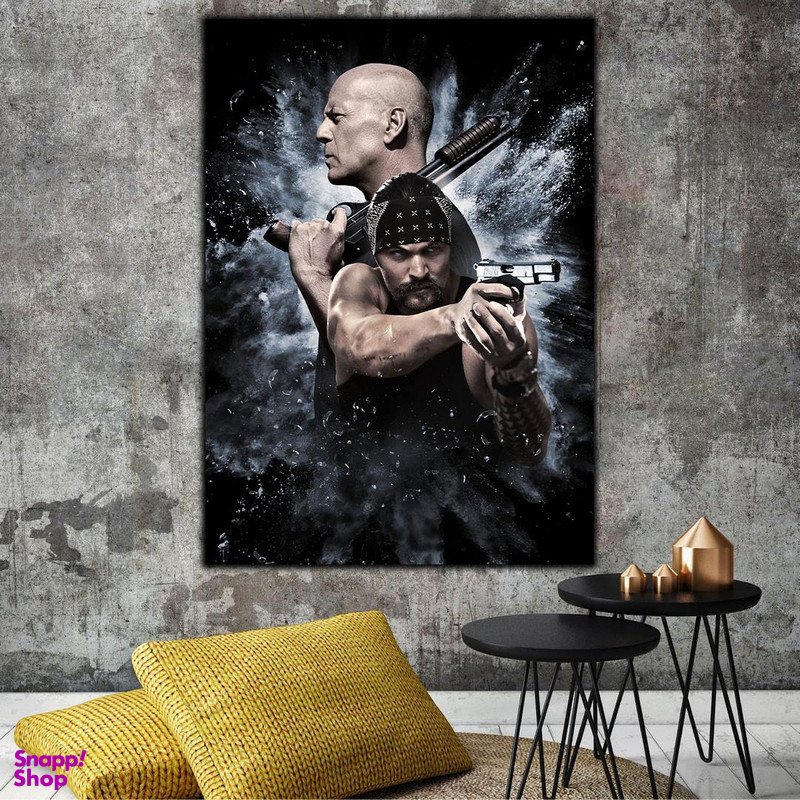 تابلو شاسی بکلیت طرح بازیگر سینمای هالیوود بروس ویلیس مدل SH-S4027