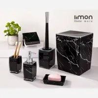 ست سرویس بهداشتی کلاسیک لیمون طرح ماربل لیمون