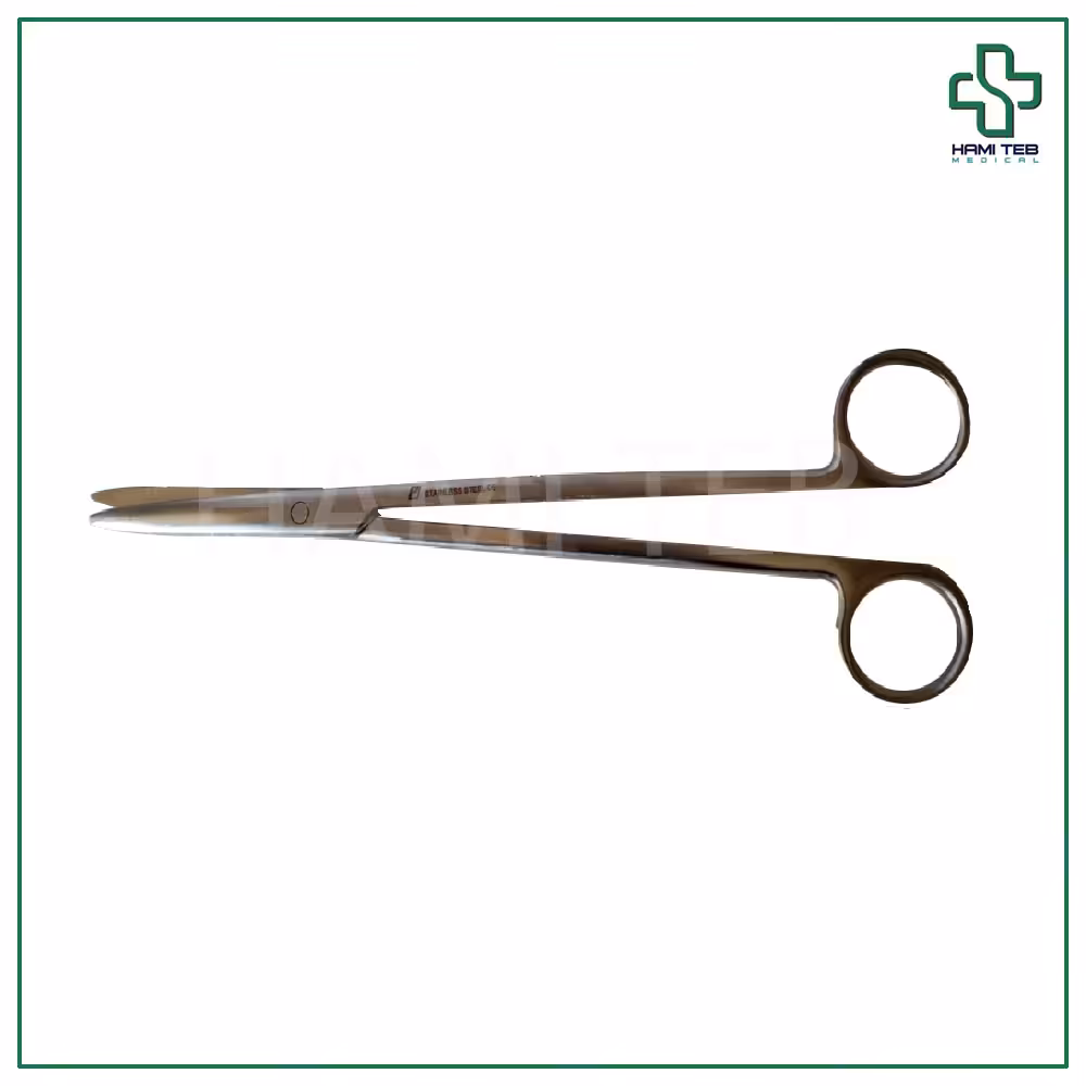 قیچی جراحی متز 16 سانت سر صاف استیل
