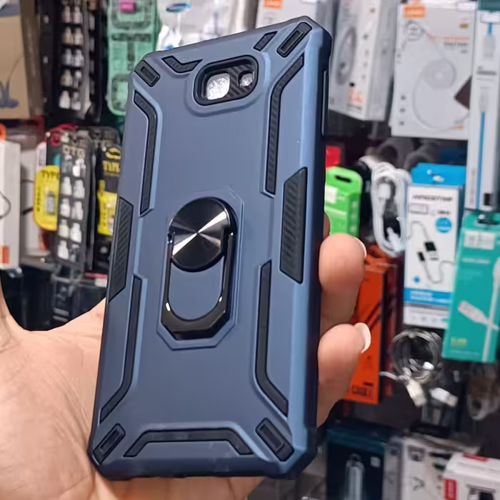قاب گارد کاور Samsung j7primeبتمنی محافظ لنز دار سرمه ای سامسونگ جی هفت پرایم 
