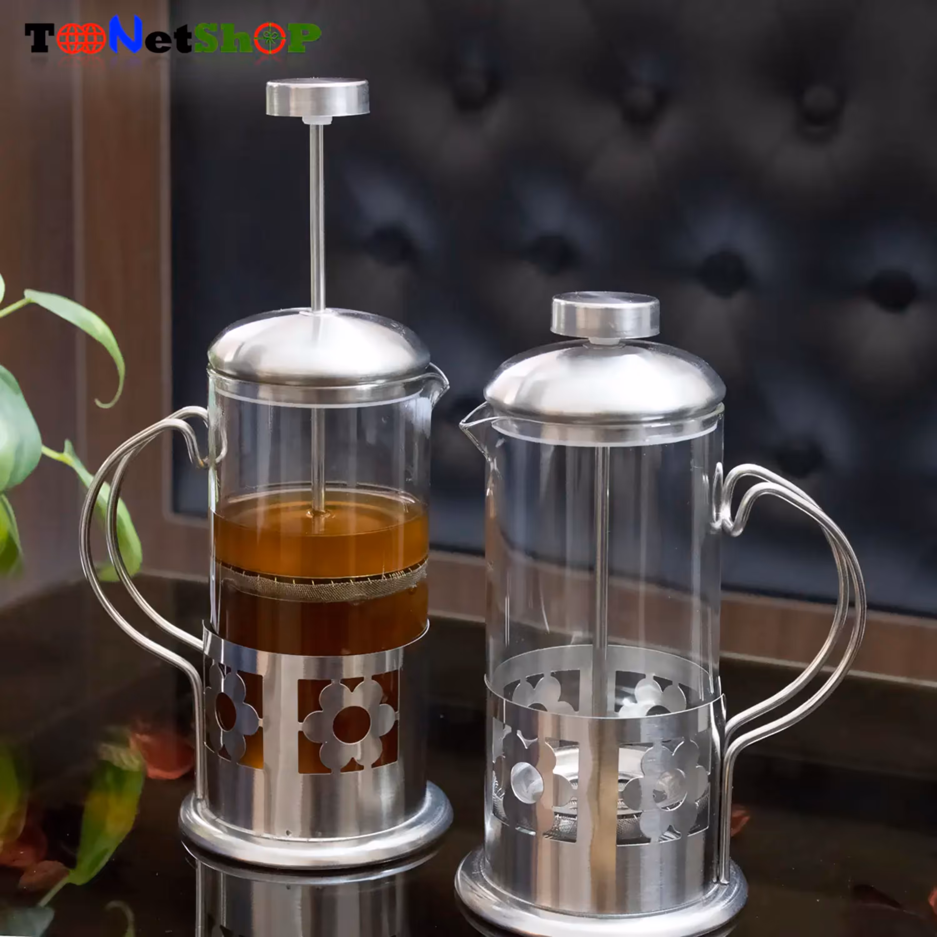 فرنچ پرس استیل درجه یک حجم 350 میلی لیتر