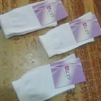 جوراب سفیدزنانه  تمام پنبه دو ربع 