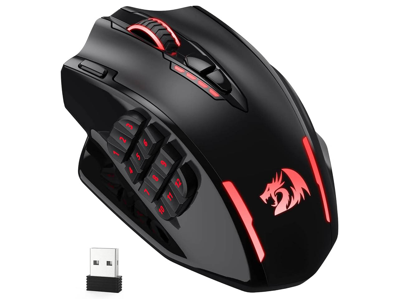 مشخصات، قیمت و خرید ماوس گیمینگ ردراگون مدل MOUSE RED DRAGON M913 IMPACT ELITE WIRLESS GAMING