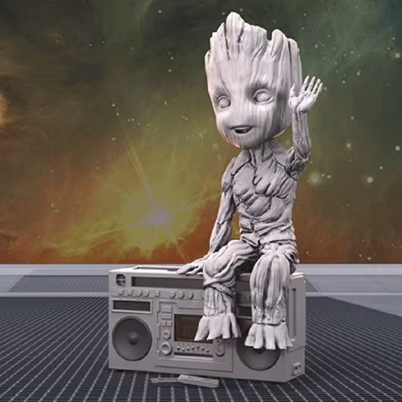 فیگور ثابت  شخصت groot از فیلم guardians of the galaxy