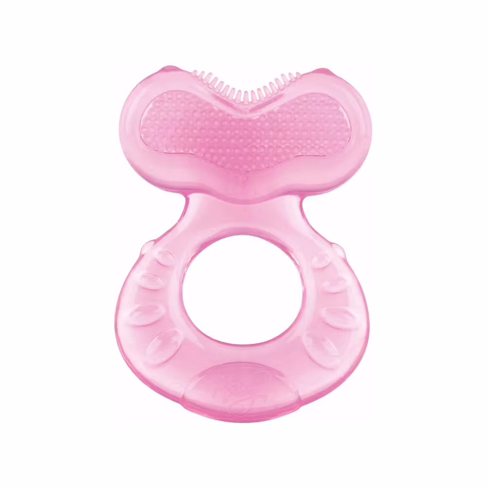 دندانگیر  0 ماه نابی NUBY طرح ماهی صورتی