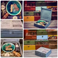 جعبه چوبی گیاهی کابوک 20 در 20