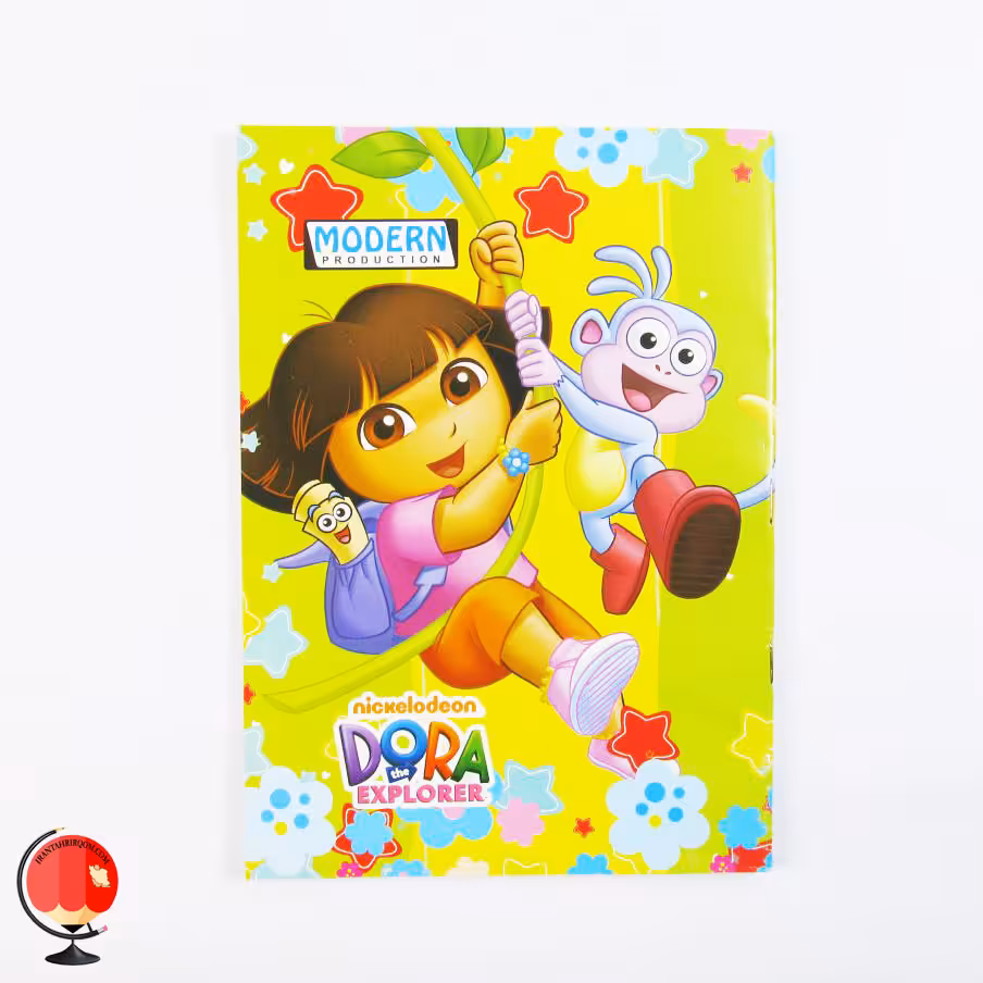 دفتر رسم شطرنجی 0.5 سانت طرح دورا