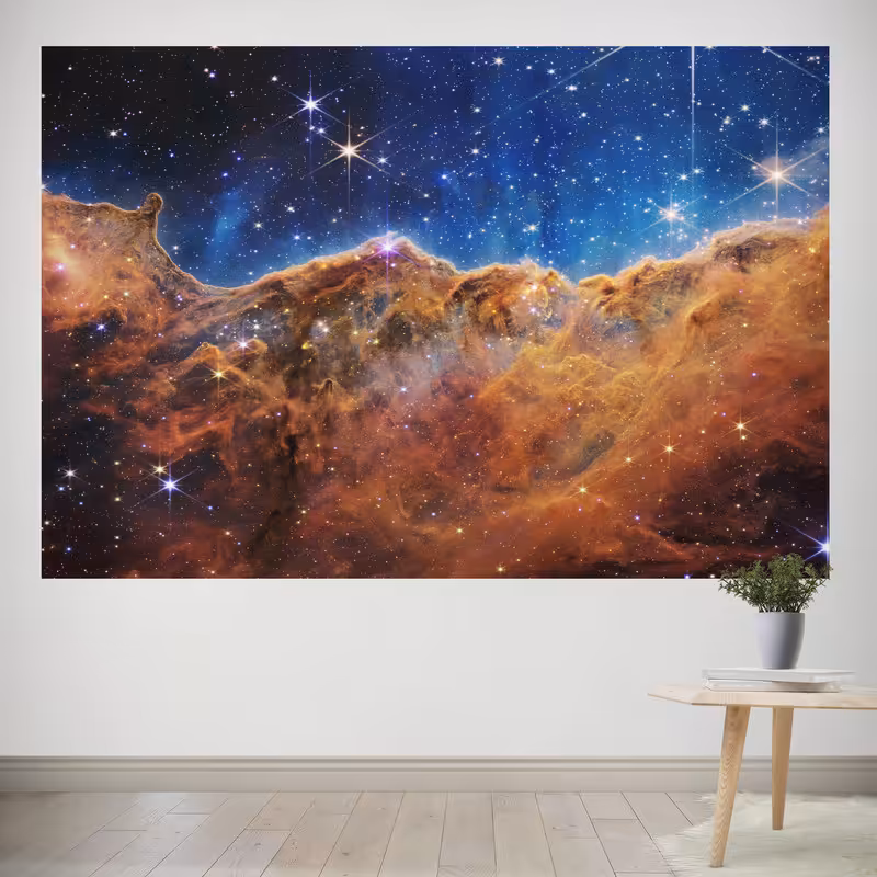 پوستر پارچه ای مدل بکدراپ تلسکوپ فضایی جیمز وب کد 01