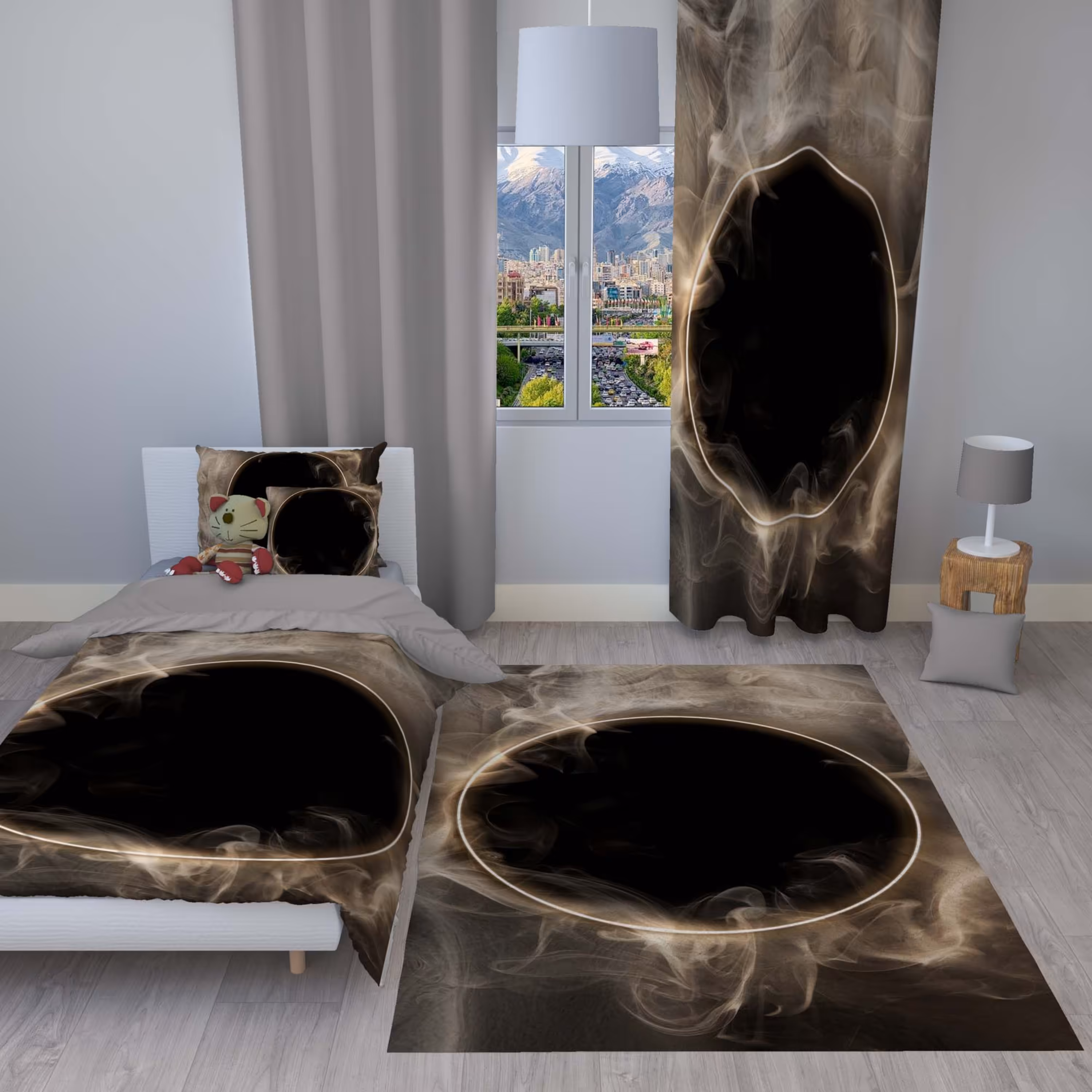 سرویس روتختی مدل 146 یک نفره 4 تکه سایز 140x230