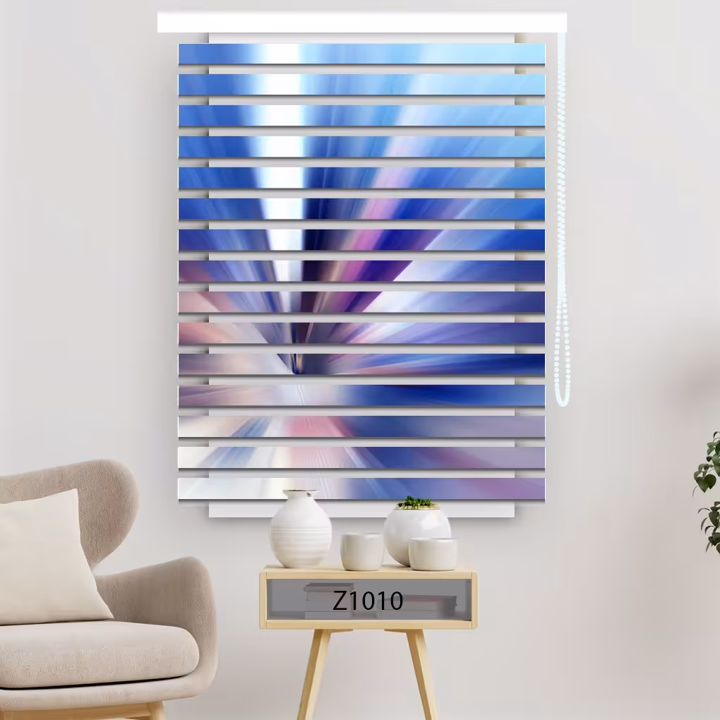 پرده زبرا چاپی عرض 150 ارتفاع 150 کد 1010 