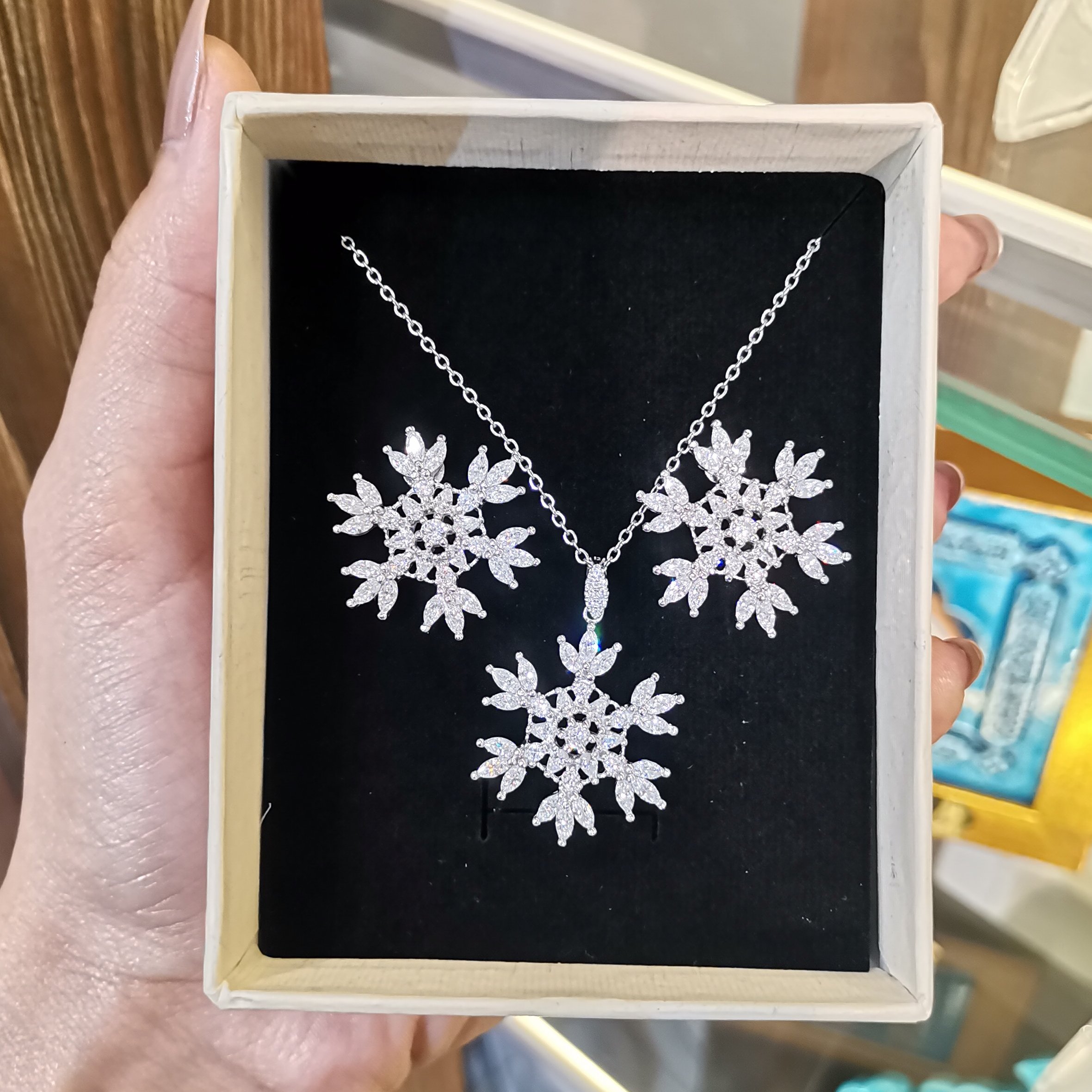 نیم ست نقره 925عیار 