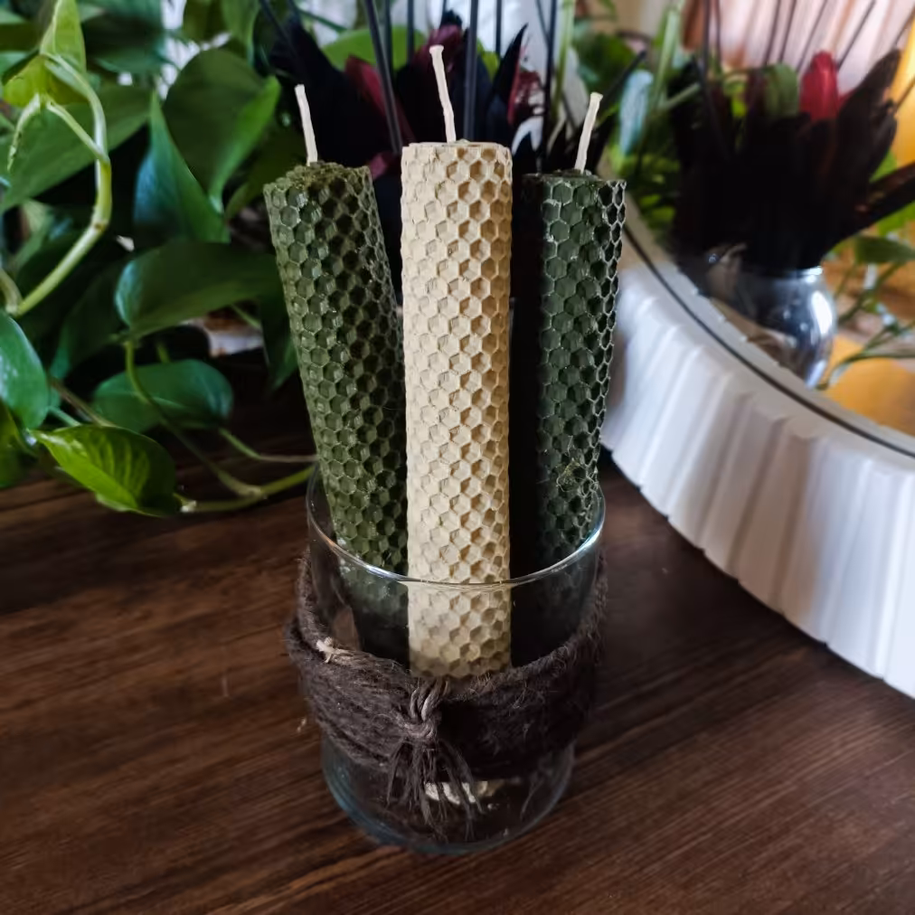 شمع بیزوکس سه تایی 