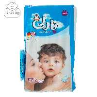 پوشک بارلی سایز 5 بسته 34 عددی به همراه دستمال مرطوب       |ویژه