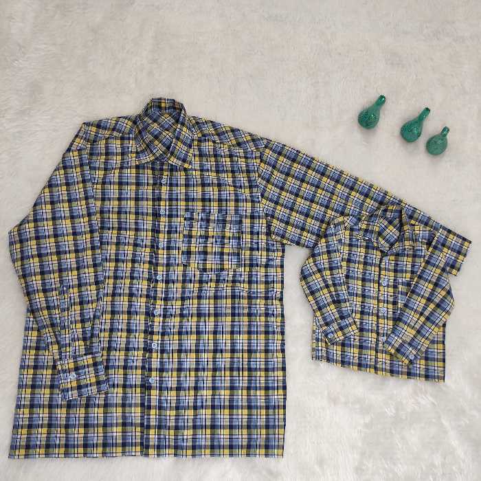 پیراهن ست مردانه،ست پدرو پسر،پارچه چهارخونه،امکان سفارش سازی با سلیقه خودتان