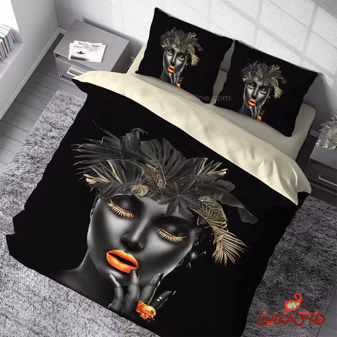 روتختی سه بعدی طرح چهره کد 3255